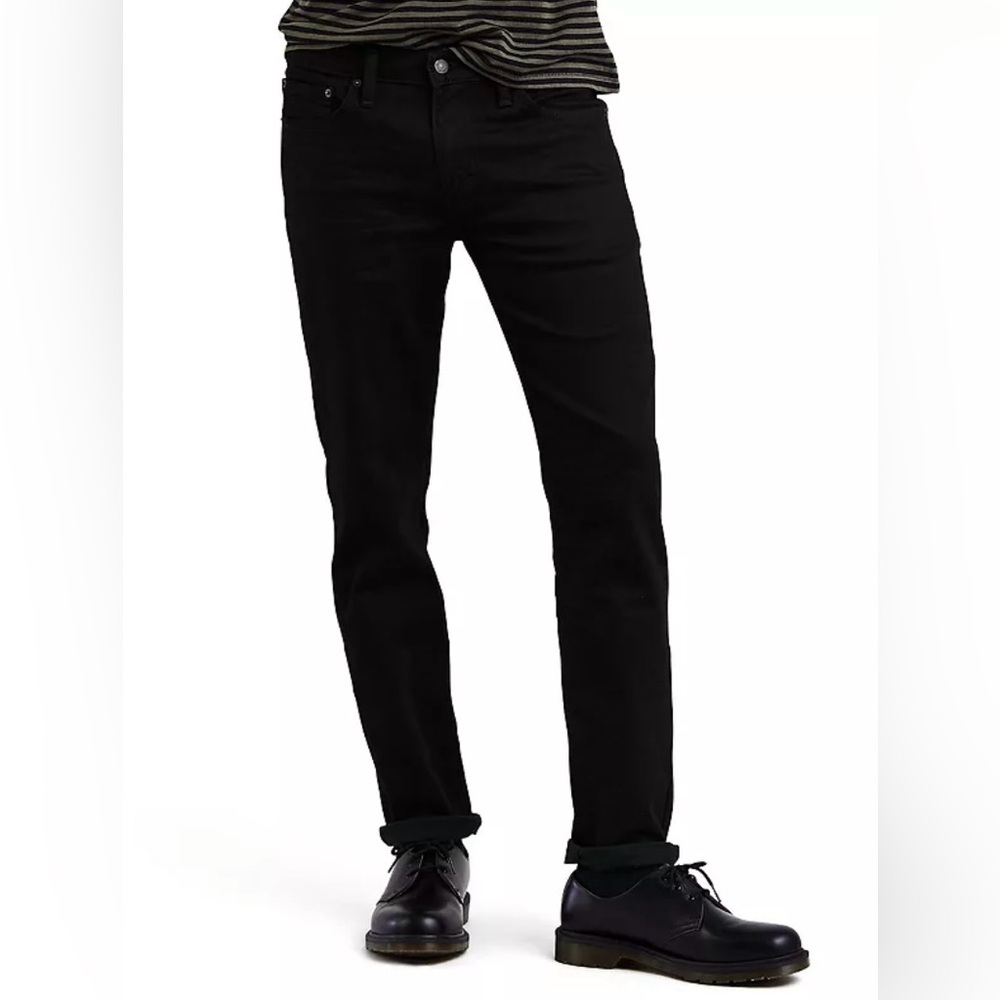 EUC Levi's 511 Slim Stretch Black Jeans Classic Fit 38X32